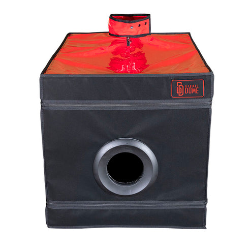 SECRET DOME - KINK CLUB LA NICHE CABIN NERO E ROSSO