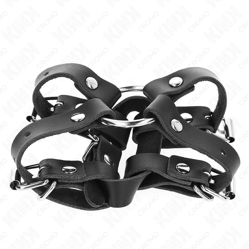KINK - ANELLO PER PENE CON CINGHIE MULTIPLE REGOLABILI