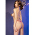 CHILIROSE - CR 4839 SET NATALE COPRI CAPEZZOLI + SLIP ROSSO L/XL