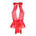 SUBBLIME - 953980 BODY SEXY CON VOLANT + CINTURA ROSSO L/XL
