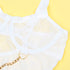 SUBBLIME - 954284 BODY CON CATENE + CINTURA GIACCHE BIANCO S/M