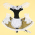 SUBBLIME - 954307 COSTUME DA CAMERIERA SEXY NERO/BIANCO S/M