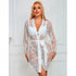 SUBBLIME - 954369 CAMICIA DA NOTTE MANICA LUNGA CON DISEGNO FLOREALE BIANCO S/M