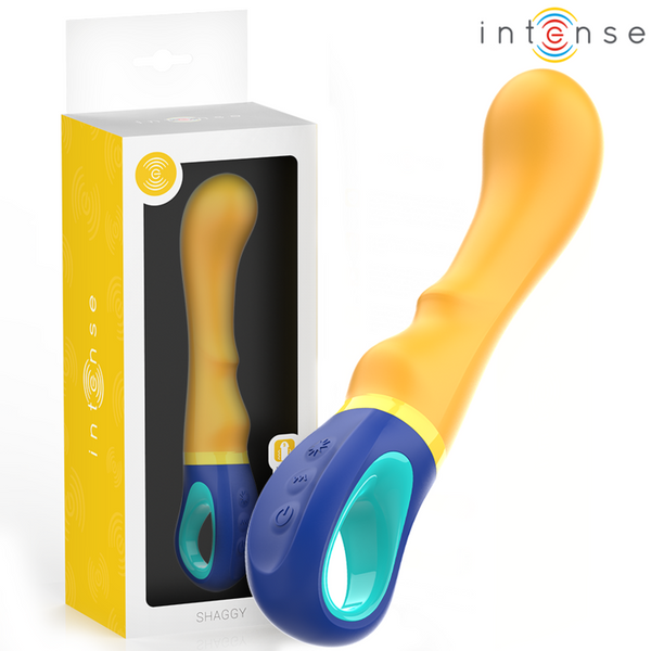 INTENSO - VIBRATORE PUNTO G SHAGGY GIALLO