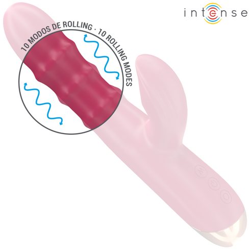 INTENSE - CHLOE VIBRATORE MULTIFUNZIONE 3 IN 1 ROSSO