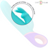 INTENSE - MONICA VIBRATORE RABBIT CON STIMOLATORE G-SPOT ROTANTE BLU