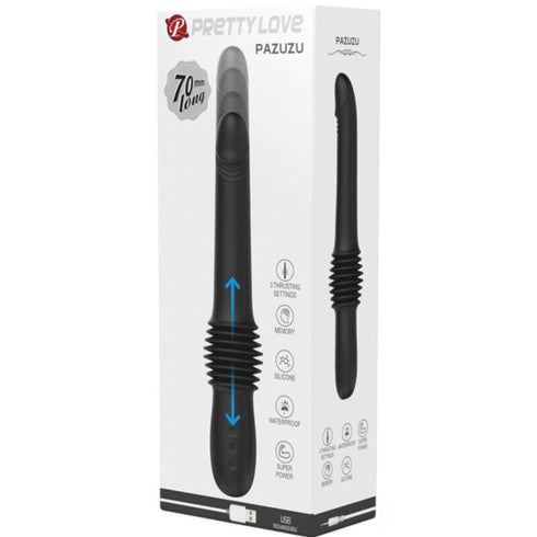 PRETTY LOVE - VIBRATORE PAZUZU 3 MODALITÀ DI SPINTA NERO
