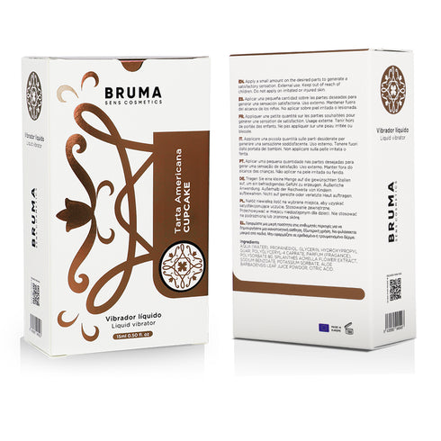 BRUMA - VIBRATORE LIQUIDO ULTRA SCORREVOLE CUPCAKE 15 ML
