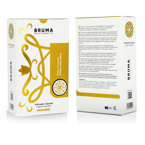 BRUMA - VIBRATORE LIQUIDO ULTRA SCORREVOLE PINA COLADA 15 ML
