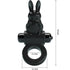 PRETTY LOVE - ANELLO VIBRATORE CONIGLIO ECCITANTE 10 VIBRAZIONI NERO