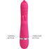 PRETTY LOVE - VIBRATORE MULTIFUNZIONE RABBIT PHOENIX ROSA
