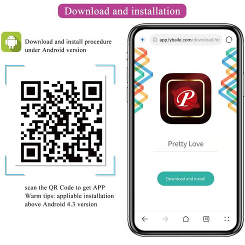 PRETTY LOVE - FRANZ MASSAGGIATORE E VIBRATORE APP GRATUITA VIOLA