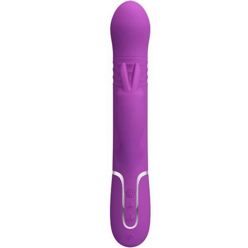 PRETTY LOVE - COALE 4 IN 1 MULTIFUNZIONE VIBRATORE RABBIT VIOLA