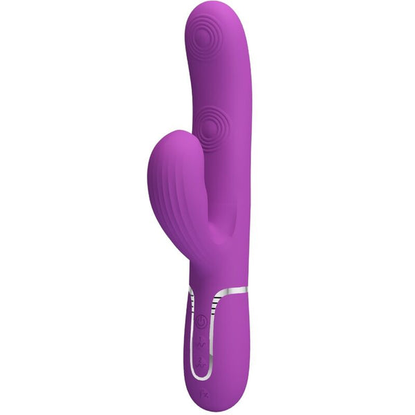 PRETTY LOVE - PERLITA 3 IN 1 VIBRATORE MULTIFUNZIONE RABBIT VIOLA