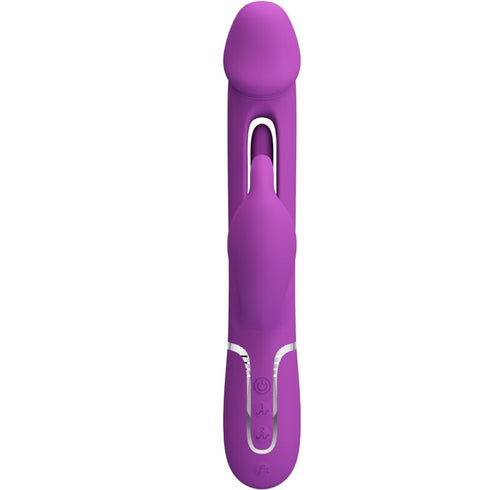 PRETTY LOVE - KAMPAS 3 IN 1 MULTIFUNZIONE VIBRATORE RABBIT VIOLA