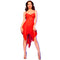 CHILIROSE - CR 4847 BABYDOLL ROSSO L/XL