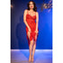 CHILIROSE - CR 4847 BABYDOLL ROSSO L/XL