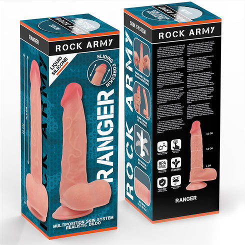 ROCKARMY - SILICONE LIQUIDO RANGER 22 CM -O- 3.6 CM