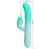 PRETTY LOVE - VIBRATORE MULTIFUNZIONE RABBIT GIGI VERDE ACQUA