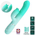 PRETTY LOVE - VIBRATORE MULTIFUNZIONE RABBIT GIGI VERDE ACQUA