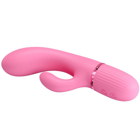 PRETTY LOVE - VIBRATORE RABBIT MARSKI E PUNTO G ROSA