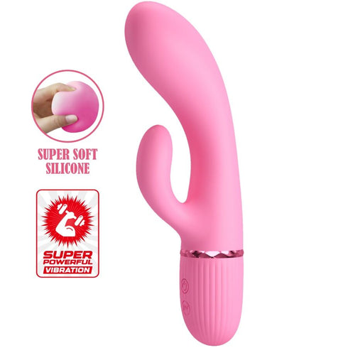 PRETTY LOVE - VIBRATORE RABBIT MARSKI E PUNTO G ROSA