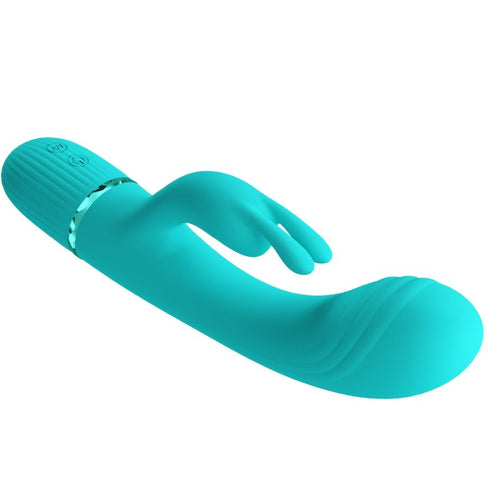 PRETTY LOVE - SCOCCO VIBRATORE RABBIT TURCHESE