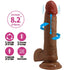 BAILE - ABEL DILDO REALISTICO 21 CM MULATTO