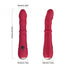 ARMONY - DILDO VIBRATORE STIMOLATORE PUNTO A TERMOREGOLABILE ROSSO