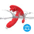 ARMONY - VIBRATORE ANALE PANTY C E STIMOLATORE PUNTO G TELECOMANDO ROSSO