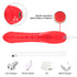ARMONY - VIBRATORE STIMOLATORE PUNTO G E CLITORIDE ROSSO