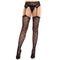 LEG AVENUE - CALZE A CUORE CON GIARRETTIERE NERE