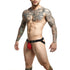 MOB - DNGEON JOCKSTRAP ROSSO CON CATENE TAGLIA UNICA