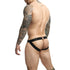 MOB - DNGEON JOCKSTRAP ROSSO CON CATENE TAGLIA UNICA