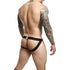 MOB - DNGEON JOCKSTRAP ROSSO CON CATENE TAGLIA UNICA