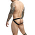 MOB - DNGEON JOCKSTRAP GIALLO CON CATENE TAGLIA UNICA