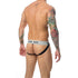 MOB - JOCK BIANCO A RIGHE CLASSICHE TAGLIA XL