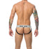 MOB - JOCK BIANCO A RIGHE CLASSICHE TAGLIA XL