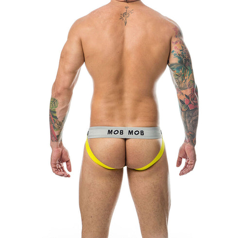 MOB - JOCK CLASSICO A RIGHE GIALLO TAGLIA XL