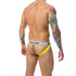 MOB - JOCK CLASSICO A RIGHE GIALLO TAGLIA XL