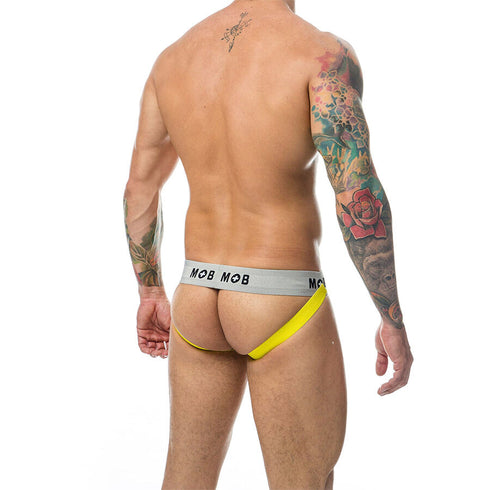 MOB - CLASSIC JOCK STRIPE GIALLO TAGLIA XXL