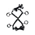 CALEXOTICS - SCANDAL SET DI CRAVATTE DA LETTO INCROCIATE