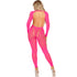 LEG AVENUE - BODYSTOCKING ROSA SCHIENA APERTA TAGLIA UNICA