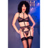 CHILIROSE - COMPLETO LINGERIE NERO CR 4852 TAGLIA S
