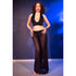 CHILIROSE - CR 4857 SET TOP E PANTALONI NERI TAGLIA L