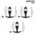 ADDICTED TOYS - SET DI 3 TAPPI ANALI MODELLO 2