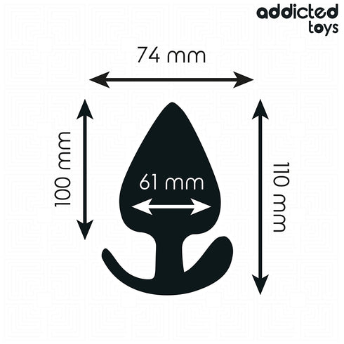 ADDICTED TOYS - TAPPO ANALE TAGLIA XXL 11 CM