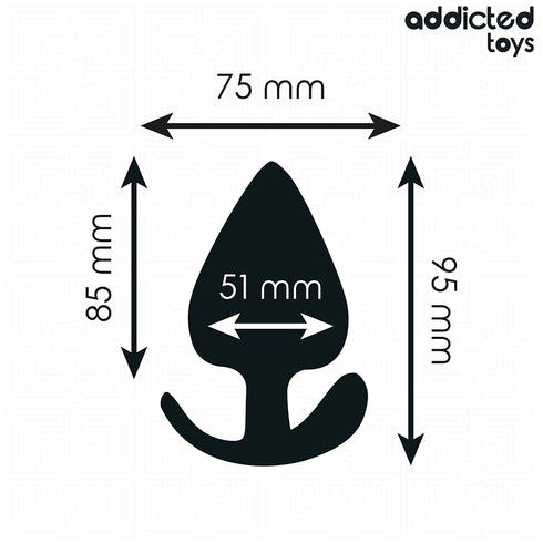 ADDICTED TOYS - TAPPO ANALE TAGLIA XL 9.5 CM