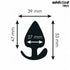 ADDICTED TOYS - TAPPO ANALE TAGLIA S 5,3 CM