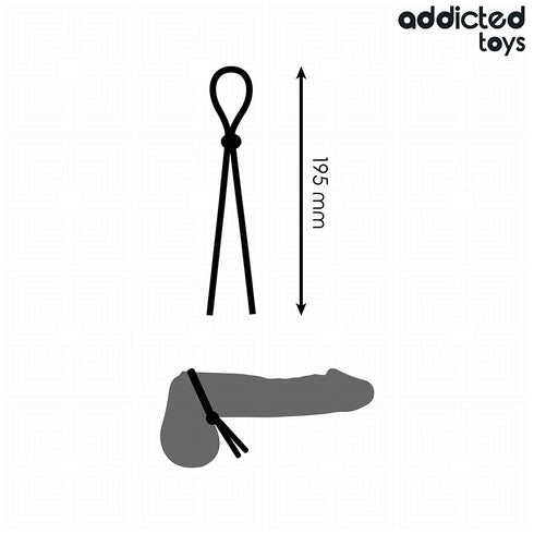 ADDICTED TOYS - CORDA IN SILICONE PER PENE A SINGOLO ANELLO